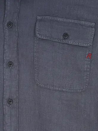 REPLAY | Chemise en lin coupe regular | blau